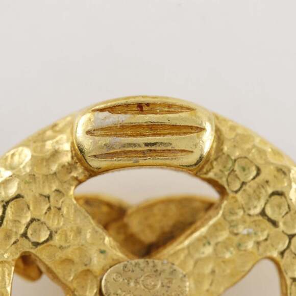 CHANEL Authentic Logo Earrings - Picture 8 of 10